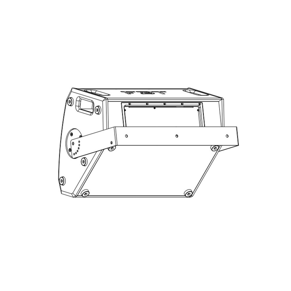 FBT VN-U 112M U brakett horisontal for Ventis 112M (pr. stk) svart - Bilde 1
