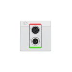 Symetrix xIO 1x1  XLR White EURO Dante panel