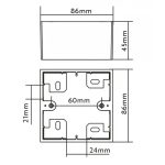 LARQ påveggsboks enkel EU style - Bilde 4