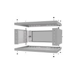 KompaktRack 4HE (Grey/D350mm) - Bilde 3