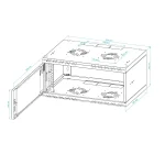 KompaktRack 4HE (Grey/D350mm) - Bilde 13