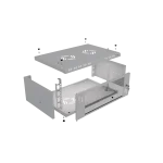 KompaktRack 4HE (Grey/D350mm) - Bilde 4